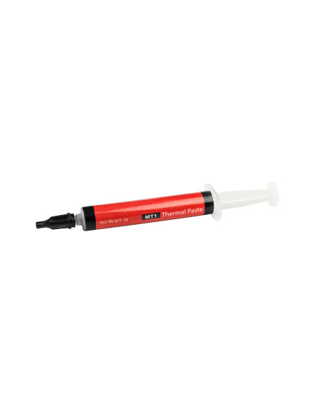 Mars Gaming MT1 - Pasta térmica para ordenador (3 gramos, 9W conductividad termal, soporta temperaturas entre 50 y 250 grados,