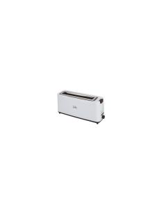 TOSTADOR DE PAN JATA 900W RANURA ANCHA 40MM 6 POSICIONES TOSTADO FUNCIÍ“N DESCONGELACIÍ“N CUERPO TOQUE FRÍO GRIS TT579