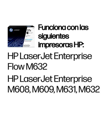 HP Cartucho de tóner original LaserJet 37X de alta capacidad negro
