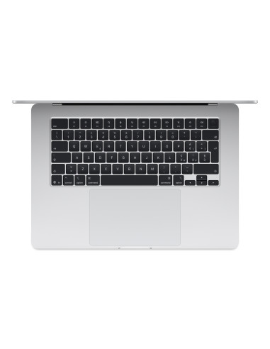 Apple MacBook Air Apple M M4 Portátil 38,9 cm (15.3") 16 GB 256 GB SSD Wi-Fi 6E (802.11ax) macOS Sequoia Plata