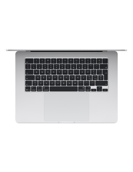 Apple MacBook Air Apple M M4 Portátil 38,9 cm (15.3") 16 GB 256 GB SSD Wi-Fi 6E (802.11ax) macOS Sequoia Plata