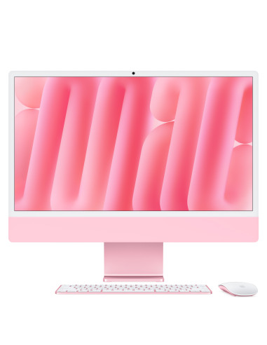 Apple iMac Apple M M4 59,7 cm (23.5") 4480 x 2520 Pixeles PC todo en uno 16 GB 256 GB SSD macOS Sequoia Wi-Fi 6E (802.11ax) Rosa