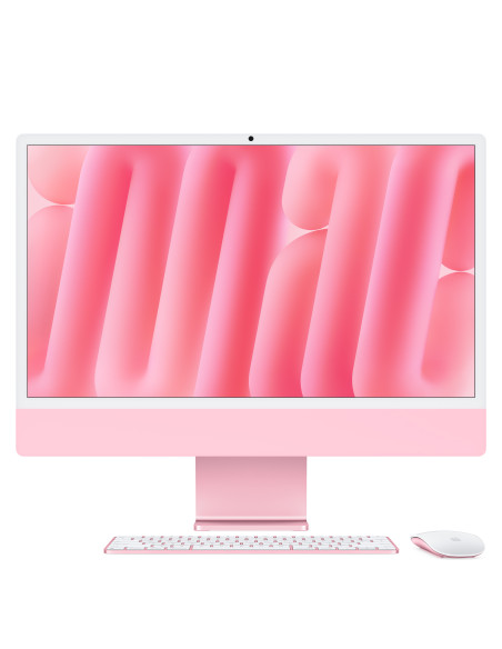 Apple iMac Apple M M4 59,7 cm (23.5") 4480 x 2520 Pixeles PC todo en uno 16 GB 256 GB SSD macOS Sequoia Wi-Fi 6E (802.11ax) Rosa