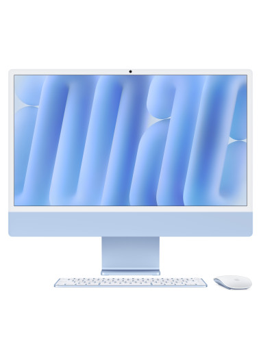 Apple iMac Apple M M4 59,7 cm (23.5") 4480 x 2520 Pixeles PC todo en uno 16 GB 512 GB SSD macOS Sequoia Wi-Fi 6E (802.11ax) Azul