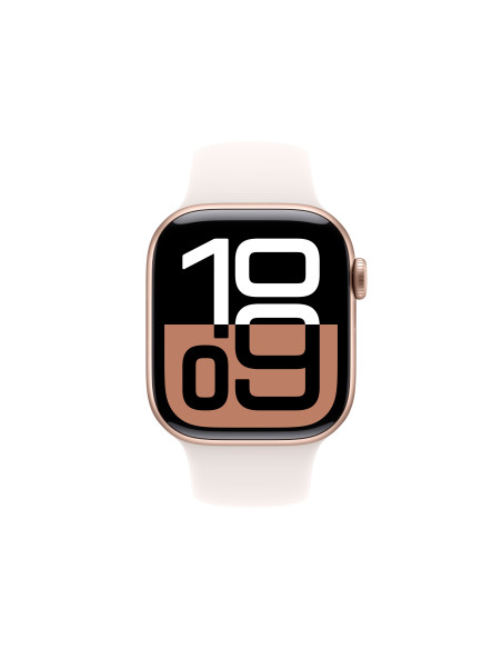 Apple Watch Series 10 OLED 42 mm Digital 374 x 446 Pixeles Pantalla táctil Oro rosa Wifi GPS (satélite)
