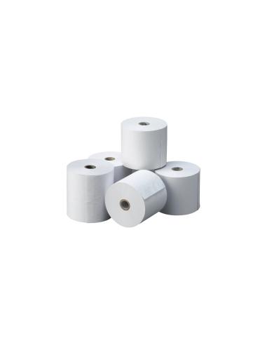 ROLLO PAPEL TERMICO 80X80X12 MM PACK 6 BLANCO RTS08008600