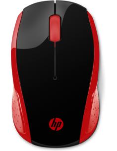 HP Ratón inalámbrico 200 (Rojo imperial)