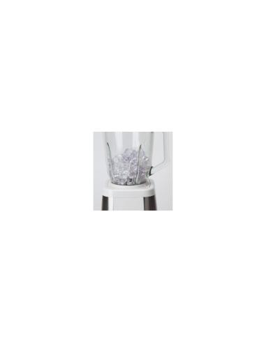 BATIDORA DE VASO JATA 1000W CUERPO ACERO INOX JARRA CRISTAL 1.5L 2 VELOCIDADES+PULSE PICA HIELO BT797