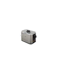 FREIDORA JATA 1000W CUBA 1.5L TAPA DE CRISTAL CON ASA TERMOSTATO REGULABLE INDICADOR LUMINOSO CUERPO INOX ANTIHUELLA FR326E 2