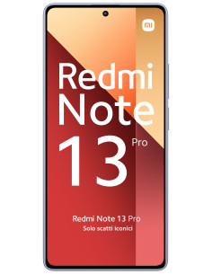 Xiaomi Redmi Note 13 Pro 16,9 cm (6.67") Ranura híbrida Dual SIM Android 12 4G USB Tipo C 8 GB 256 GB 5000 mAh Lavanda, Púrpura