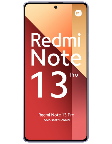 Xiaomi Redmi Note 13 Pro 16,9 cm (6.67") Ranura híbrida Dual SIM Android 12 4G USB Tipo C 8 GB 256 GB 5000 mAh Lavanda, Púrpura
