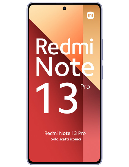 Xiaomi Redmi Note 13 Pro 16,9 cm (6.67") Ranura híbrida Dual SIM Android 12 4G USB Tipo C 8 GB 256 GB 5000 mAh Lavanda, Púrpura