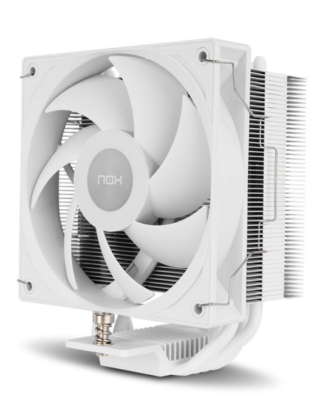 NOX Hummer NXHUMMERR400WH sistema de refrigeración para ordenador Procesador Ventilador 12 cm Blanco