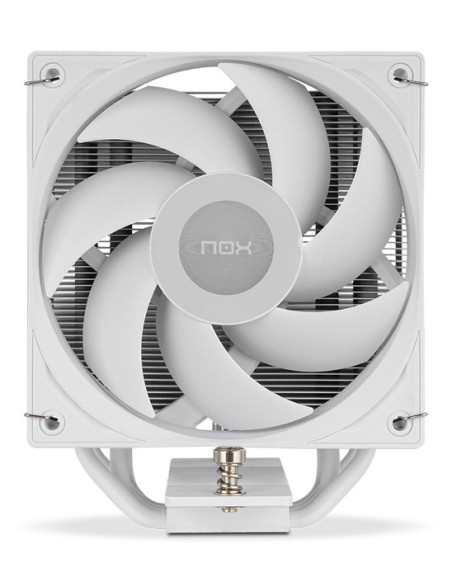 NOX Hummer NXHUMMERR400WH sistema de refrigeración para ordenador Procesador Ventilador 12 cm Blanco