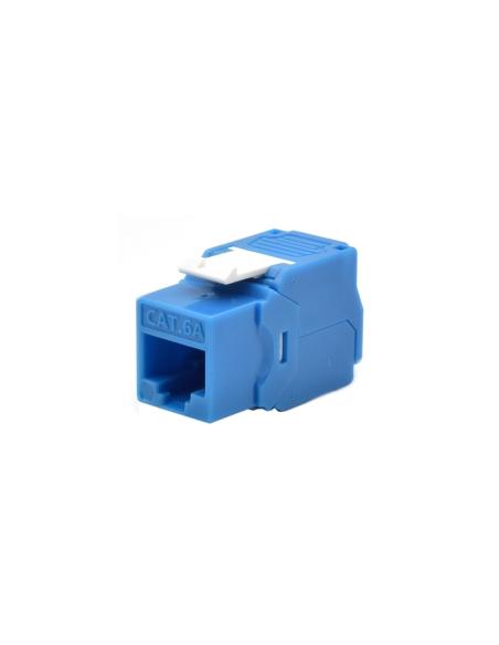 CONECTOR WP KEYSTONE HEMBRA RJ45 CAT 6A UTP AZUL WPC-KEY-6AUP-TL/B