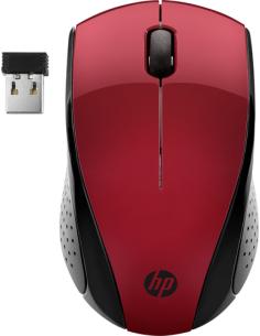 HP Ratón inalámbrico 220 (Rojo Ocaso)