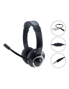 Conceptronic POLONA02BA auricular y casco Auriculares Alámbrico Diadema Juego Negro