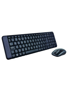 Logitech Wireless Combo MK220 teclado Ratón incluido Oficina USB Español Negro
