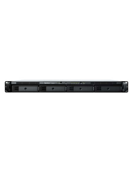 Synology RackStation RS422+ servidor de almacenamiento NAS Bastidor (1U) Ryzen Embedded R1600 2 GB DDR4 DSM Negro