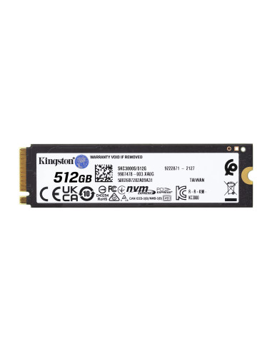 Kingston Technology 512G KC3000 M.2 2280 NVMe SSD