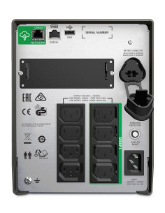 APC SMT1500IC sistema de alimentación ininterrumpida (UPS) Línea interactiva 1,5 kVA 1000 W 8 salidas AC 2