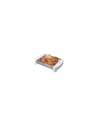 TOSTADOR DE PAN HORIZONTAL JATA 400W LATERALES EN ACERO INOX 2 BARRAS DE CUARZO BANDEJA RECOGEMIGAS EXTRAIBLE TT587