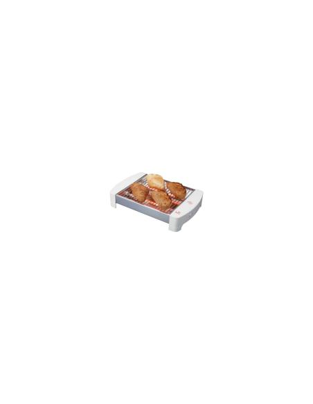 TOSTADOR DE PAN HORIZONTAL JATA 400W LATERALES EN ACERO INOX 2 BARRAS DE CUARZO BANDEJA RECOGEMIGAS EXTRAIBLE TT587