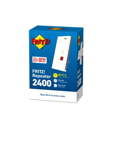Repeater FRITZ! 2400 INT Repetidor de red 2333 Mbit/s Gris, Blanco
