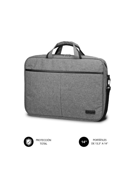 SUBBLIM Maletín Ordenador Elite Laptop Bag 13,3-14" Grey