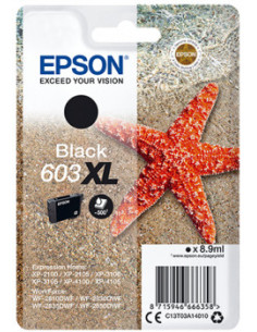 Epson 603XL cartucho de tinta 1 pieza(s) Original Alto rendimiento (XL) Negro