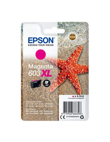 Epson 603XL cartucho de tinta 1 pieza(s) Original Magenta