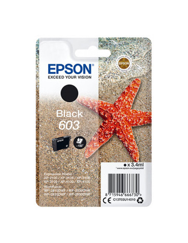 Epson 603 cartucho de tinta 1 pieza(s) Original Negro