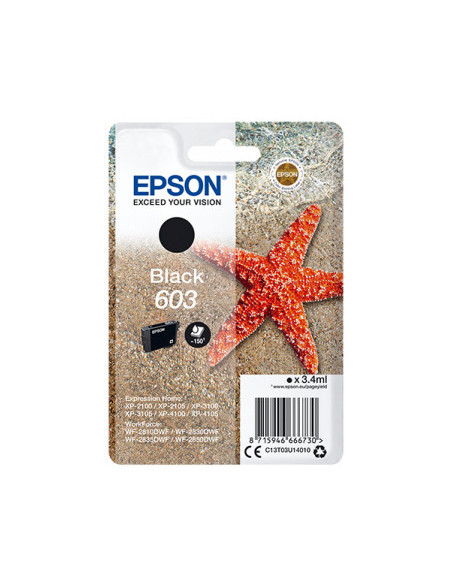 Epson 603 cartucho de tinta 1 pieza(s) Original Negro