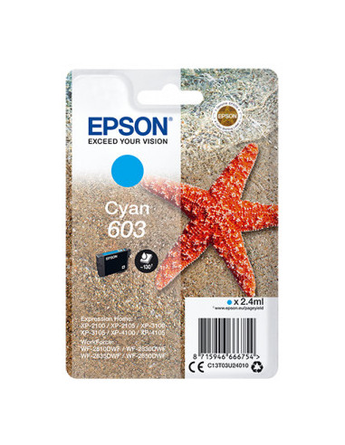 Epson 603 cartucho de tinta 1 pieza(s) Original Cian