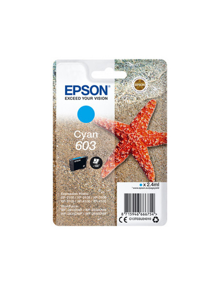 Epson 603 cartucho de tinta 1 pieza(s) Original Cian