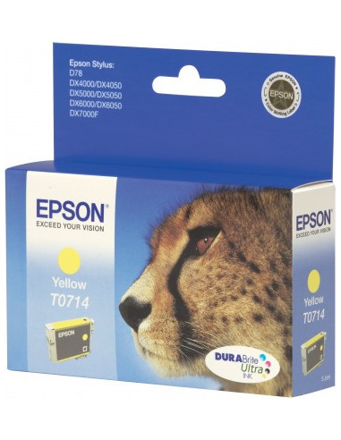 Epson T0714 cartucho de tinta Original Amarillo