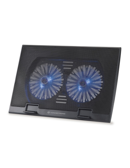 Conceptronic THANA02B almohadilla fría 43,2 cm (17") Negro