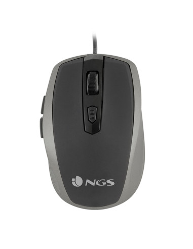NGS Tick Silver ratón Oficina mano derecha USB tipo A Óptico 1600 DPI