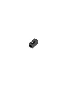 CONECTOR RJ45 FEED-THRU KEYSTONE LANBERG 2XRJ45 HEMBRA EXTERNO UTP CAT.6 NEGRO KSU6-3000