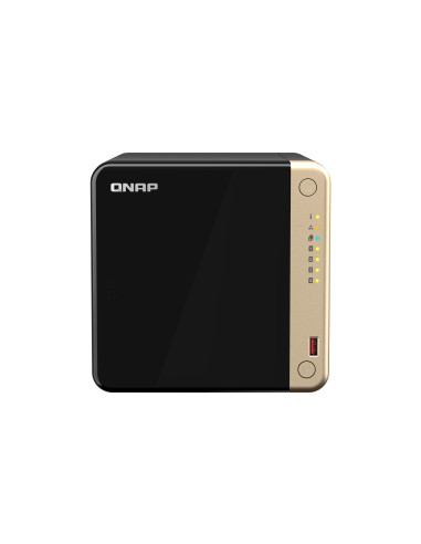 QNAP TS-464 NAS Torre Intel® Celeron® N5095 8 GB DDR4 0 TB QNAP QTS Negro