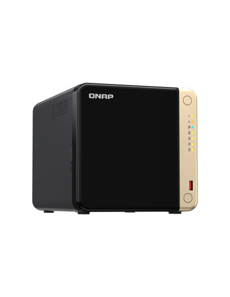 QNAP TS-464 NAS Torre Intel® Celeron® N5095 8 GB DDR4 0 TB QNAP QTS Negro