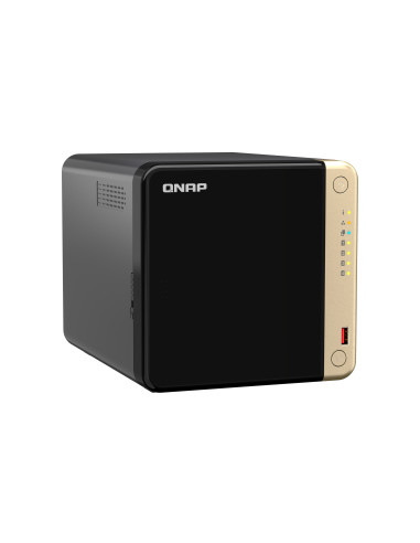 QNAP TS-464 NAS Torre Intel® Celeron® N5095 8 GB DDR4 0 TB QNAP QTS Negro