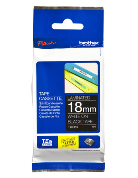 Brother TZE345 cinta para impresora de etiquetas TZ