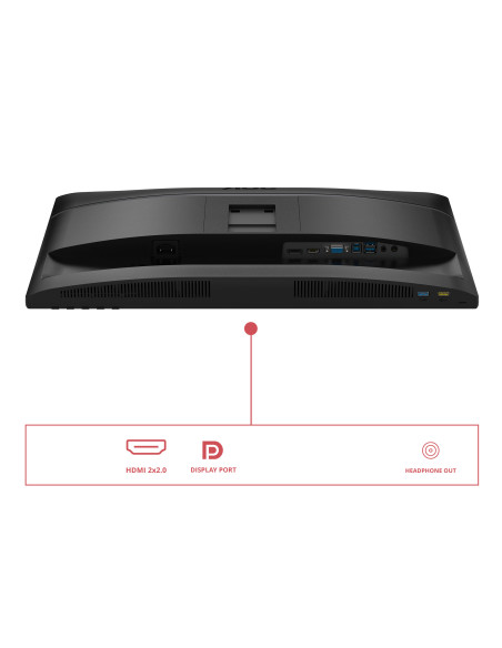 AOC U34E2M pantalla para PC 86,4 cm (34") 3440 x 1440 Pixeles Wide Quad HD Negro