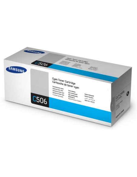 Samsung Cartucho de Tóner Original HP CLT-C506L cian de alta capacidad