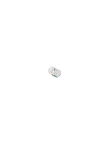 CONECTOR LANBERG KEYSTONE RJ45 HEMBRA EXTERNO LSA INTERNO UTP CAT 6 90Âº PARA CABLES 22 26AWG KSU6-1090