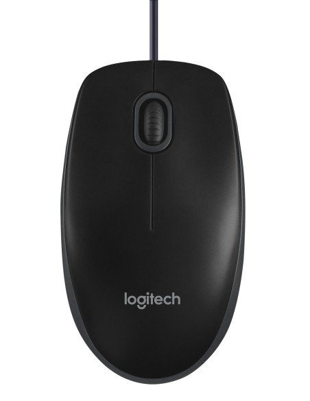 Logitech B100 ratón Oficina Ambidextro USB tipo A Óptico 800 DPI