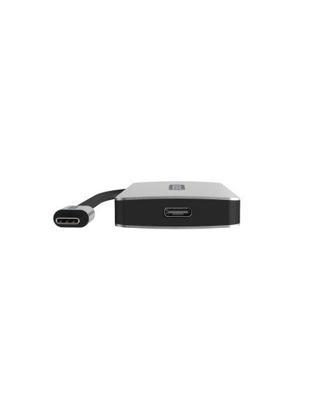 Sitecom CN-386 hub de interfaz USB 3.2 Gen 1 (3.1 Gen 1) Type-C 10000 Mbit s Aluminio, Negro
