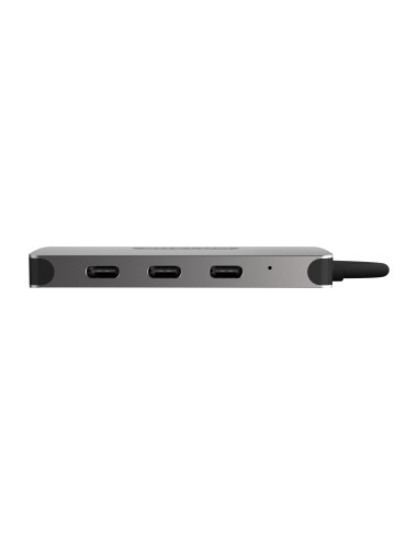 Sitecom CN-386 hub de interfaz USB 3.2 Gen 1 (3.1 Gen 1) Type-C 10000 Mbit s Aluminio, Negro
