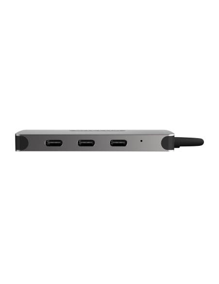 Sitecom CN-386 hub de interfaz USB 3.2 Gen 1 (3.1 Gen 1) Type-C 10000 Mbit s Aluminio, Negro